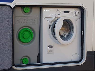 Waschmaschine im Wohnmobil